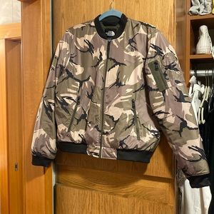 The North Face Camo Bomber Puffer